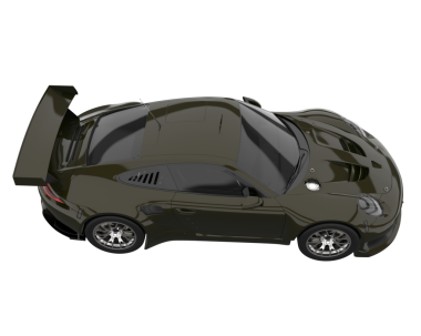 Beyaz arka planda izole edilmiş markalı, jenerik bir SUV 'un 3 boyutlu görüntülemesi