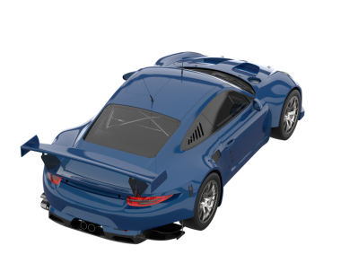 Beyaz arka planda modern bir araba. 3d oluşturma