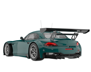 modern otomobil arka planda izole edildi