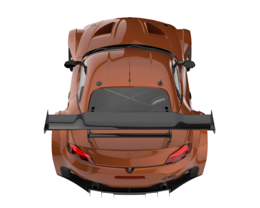 beyaz arka plan üzerinde izole modern siyah araba