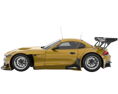 Araba beyaz zemin üzerine