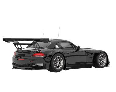 gerçekçi modern araba. yan görünüm