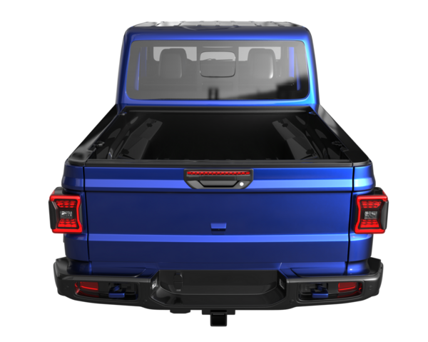 Yansımalı mavi SUV arabası