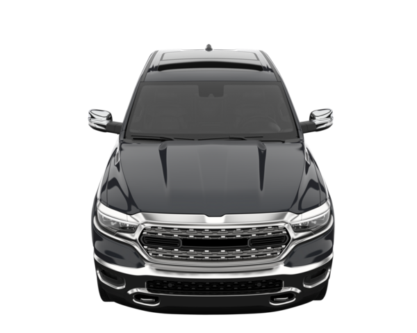 Modern araba arka planda izole edilmiş. 3D görüntüleme - illüstrasyon