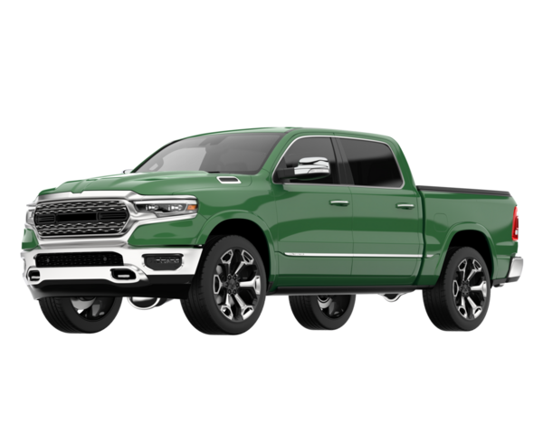 Stüdyo ortamında 3 boyutlu markasız bir pikap.