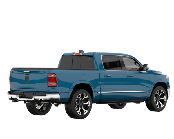 Modern kamyonet beyaz arka planda izole edilmiş. vektör