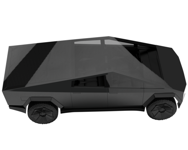 Gri arka planda beyaz araba izole edildi