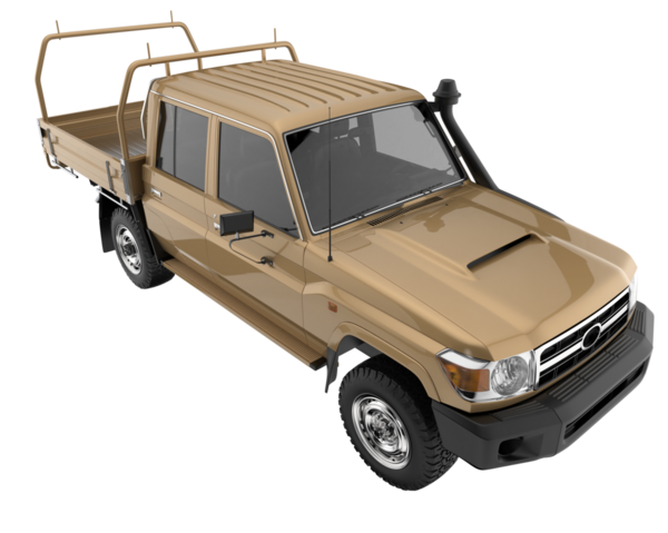 Beyaz arkaplan illüstrasyonunda SUV arabası