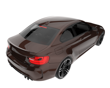 modern lüks araba izole