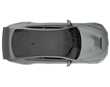 Siyah araba beyaz arkaplanda izole edildi