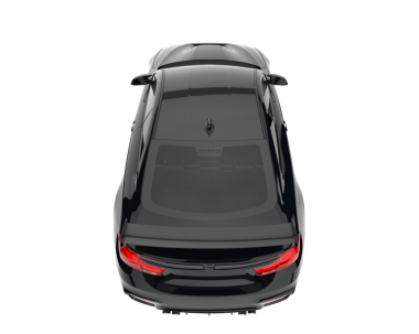 siyah modern araba yan görünümü