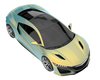 modern araba beyaz arka planda izole edilmiş