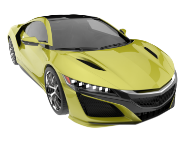 beyaz arkaplanda modern araba vektör illüstrasyonu