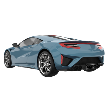 Modern spor araba - yan görünüm