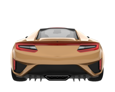 Modern lüks spor araba. 3d oluşturma