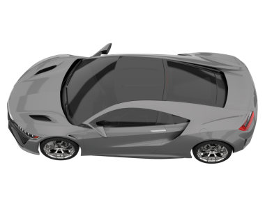 Modern spor araba - 3D render