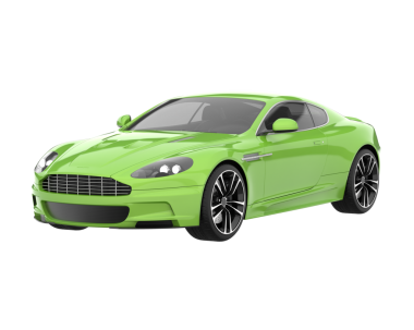 Beyaz arka planda gerçekçi bir araba. vektör illüstrasyonu