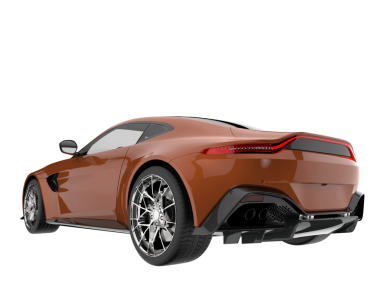 modern spor araba - ön görünüm