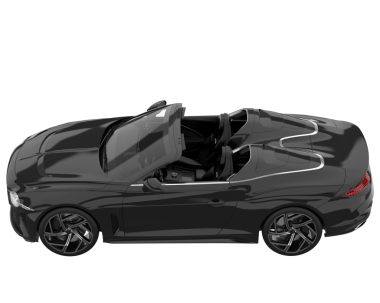 Gri arka planda modern lüks spor araba. 3d oluşturma