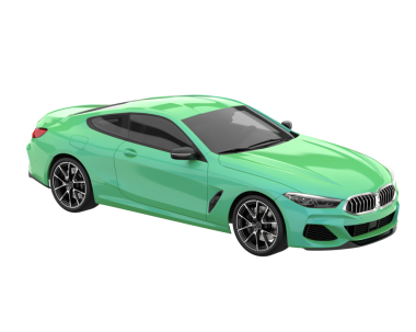 gerçekçi modern araba yeşil eğimli arka plan. vektör illüstrasyonu