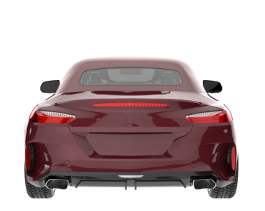 modern araba beyaz arkaplan üzerinde izole