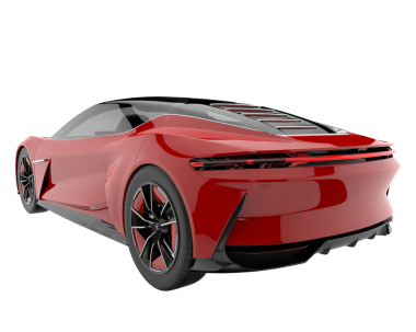 modern araba - 3D render