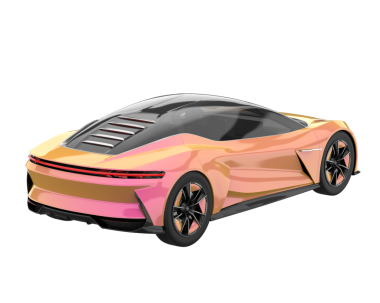 modern fütürist elektrikli araba