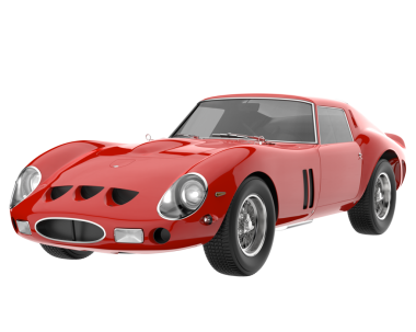 modern kırmızı araba