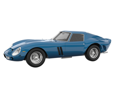 Mavi eski model spor araba - Önden Görünüm