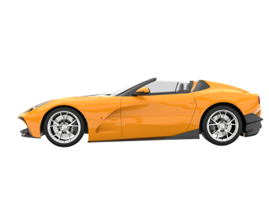 Modern spor araba. 3d oluşturma