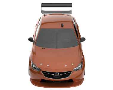 kırmızı araba modern araba