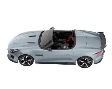 Modern araba arka planda izole edilmiş. 3 Boyutlu Hazırlama