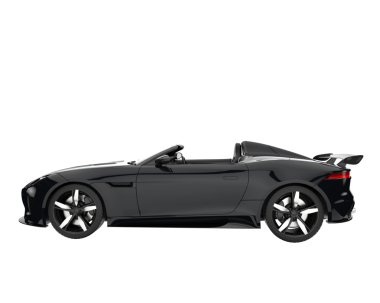 Modern araba. 3d oluşturma