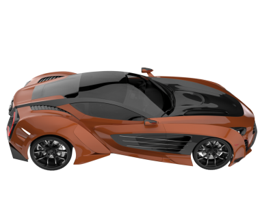 Bir markanın 3 boyutlu tasarımı - daha az genel bir araba