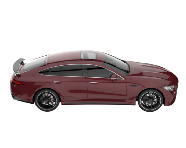 modern lüks sedan beyaz üzerinde izole.