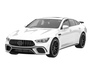 Beyaz arka planda bir araba. Yüksek kalite, 3 boyutlu. yüksek kaliteli resimleme.