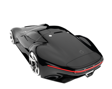 beyaz arka planda modern araba.