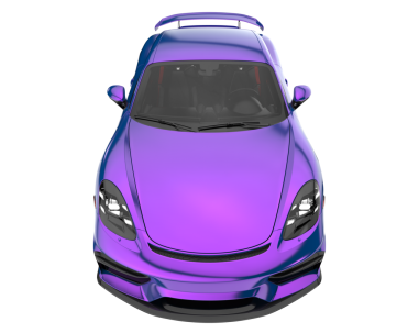 mor modern araba arka planda 3 boyutlu görüntüleme