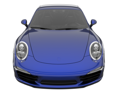 Karanlık bir arka planda modern lüks bir araba. 3d oluşturma.