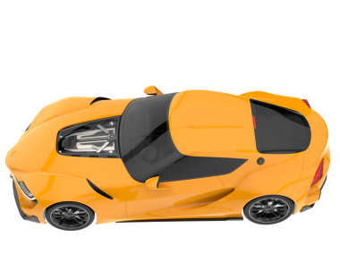 Modern spor araba - yan görünüm