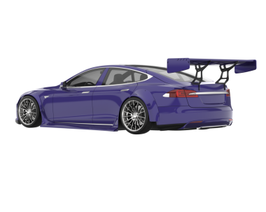 Modern bir araba. vektör illüstrasyonu