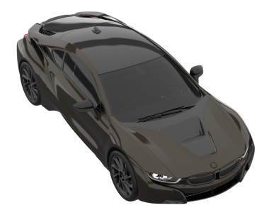Modern spor araba - 3D render
