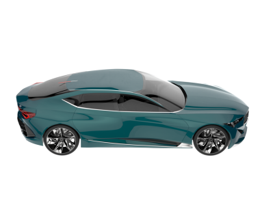 Araba beyaz zemin üzerine