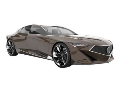 Bir markanın 3 boyutlu tasarımı - daha az genel bir araba