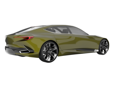 Beyaz arka planda modern lüks bir araba. vektör illüstrasyonu