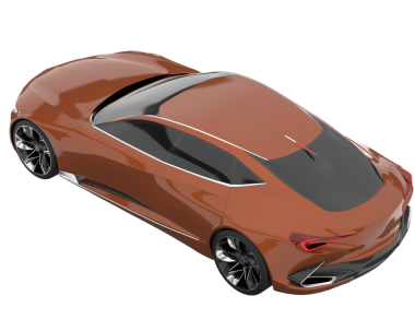 gerçekçi 3 boyutlu araba çizimi