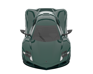 araba siyah arkaplanda izole edildi.