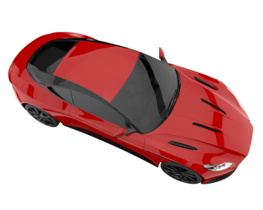 araba kırmızı spor aracı