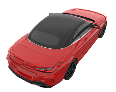 kırmızı modern araba - 3D görüntüleme