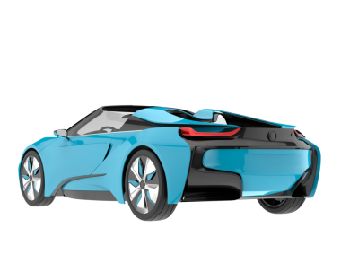 Modern spor araç. 3d oluşturma.